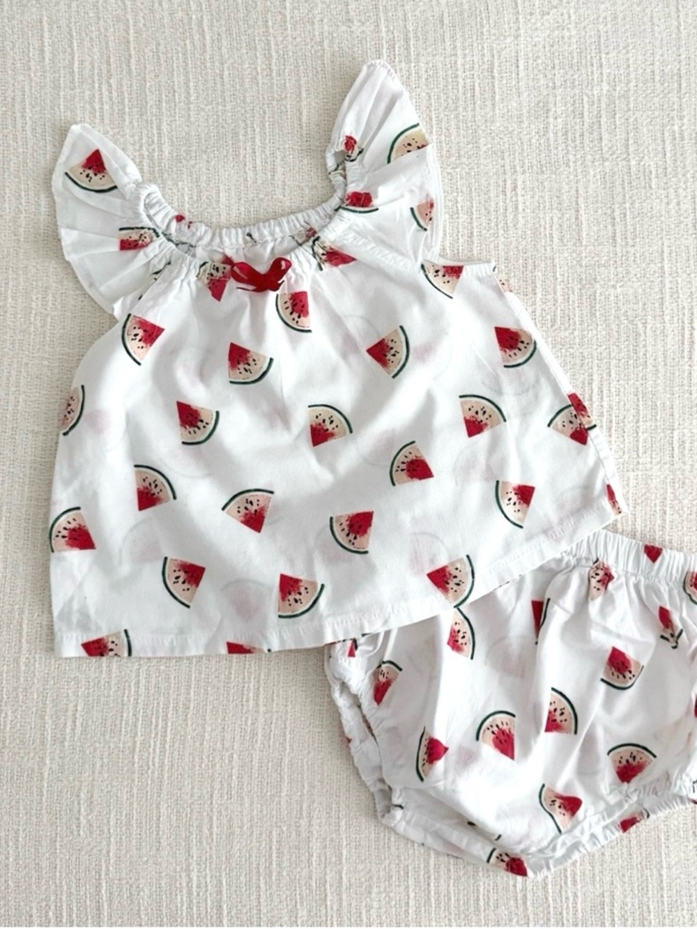 Watermelon Print Kids Outfit